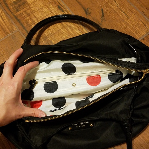 Kate Spade black satchel purse - Picture 5 of 5